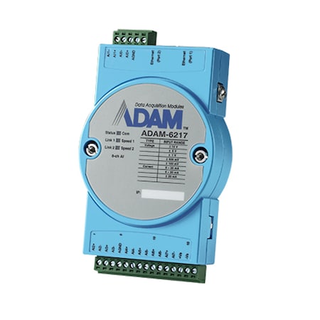 Advantech 8-Ch Isolated Analog Input Modbus Tcp M ADAM-6217-B